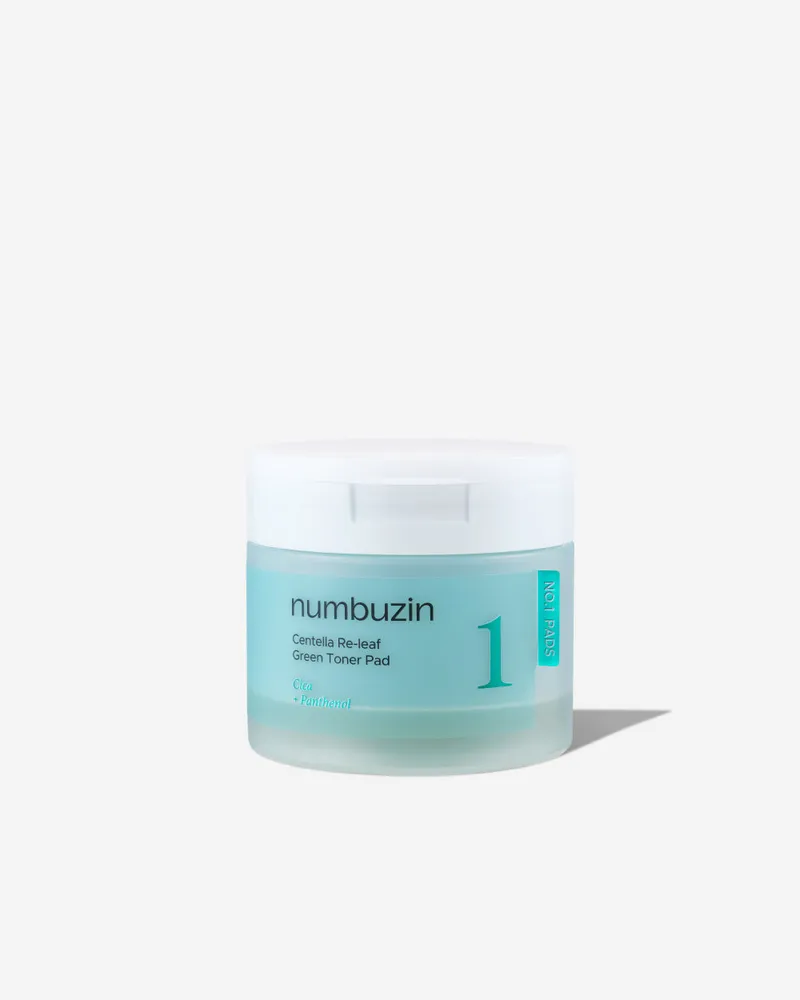 numbuzin No.1 Centella Re-Leaf Green Toner Pad 190ml