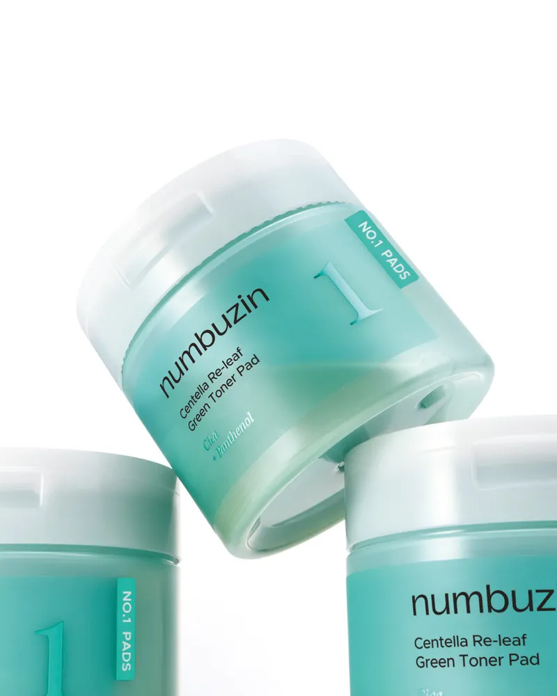 numbuzin No.1 Centella Re-Leaf Green Toner Pad 190ml