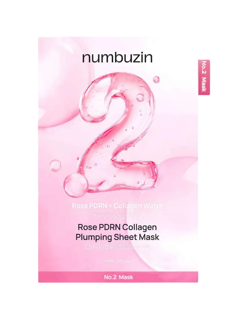 numbuzin No.2 Rose PDRN Collagen Plumping Sheet Mask 33ml
