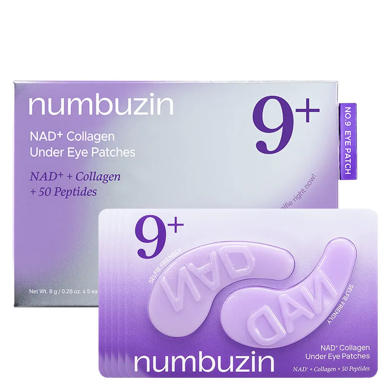 numbuzin No.9 NAD+ Collagen Under Eye Patches 5 x 8g