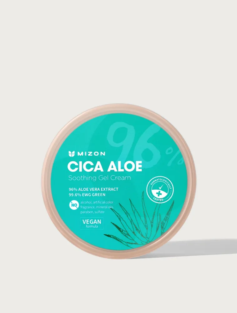 Mizon Cica Aloe 96% Soothing Gel Cream 300g