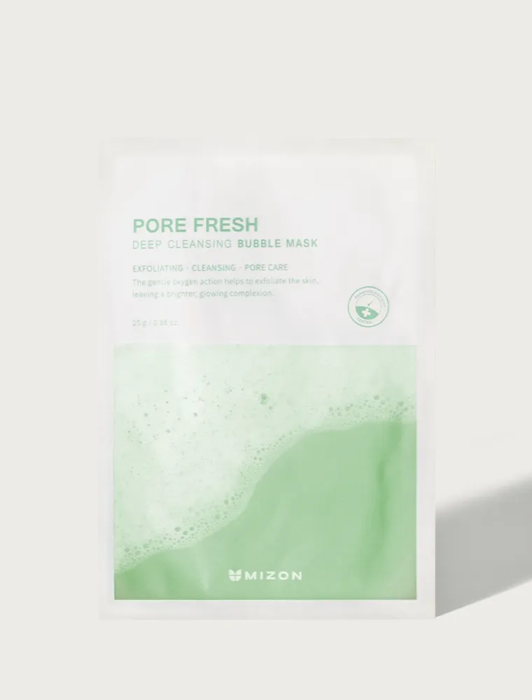 Mizon Pore Fresh Deep Cleansing Bubble Mask 25g
