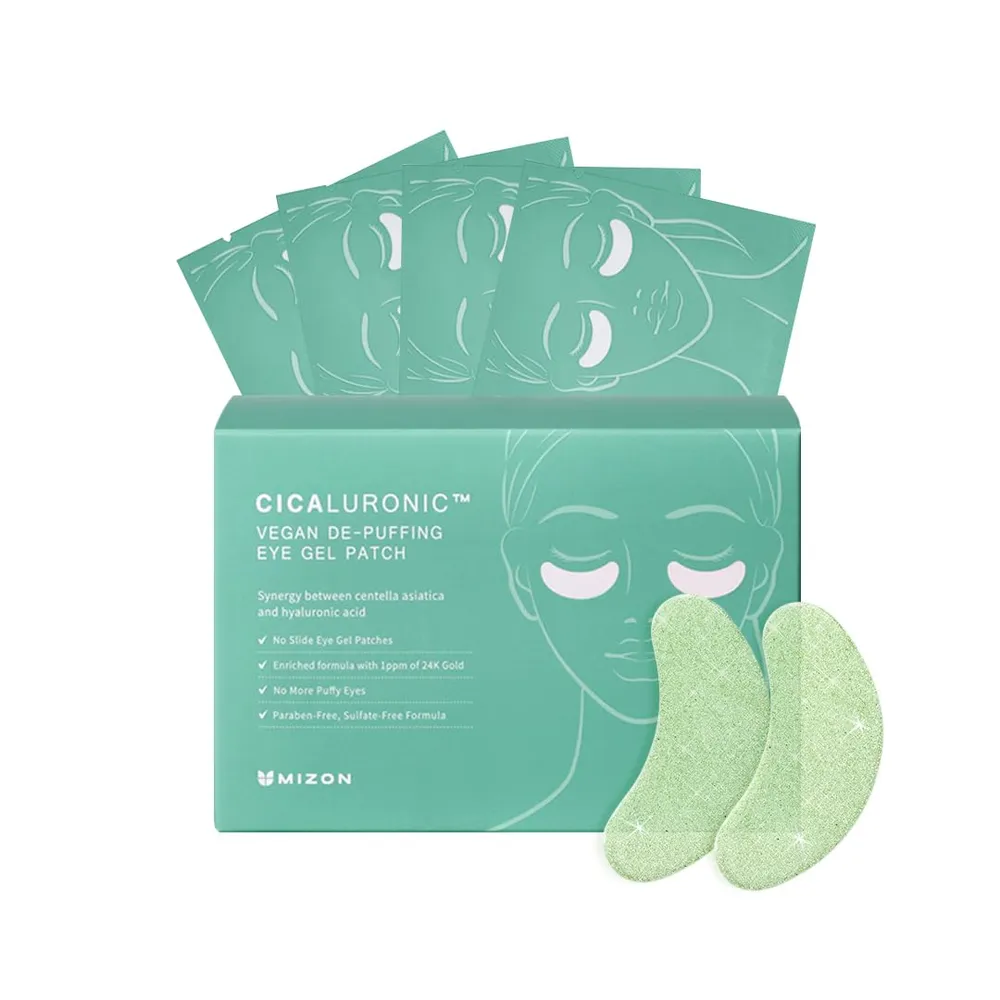 Mizon Cicaluronic Vegan De-Puffing Eye Gel Patch (42 patches)