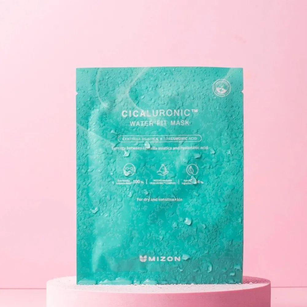 Mizon Cicaluronic Water Fit Mask 20 x 24g