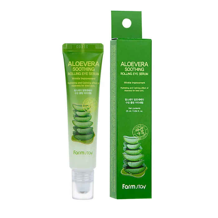 Farmstay Aloevera Soothing Rolling Eye Serum 25ml