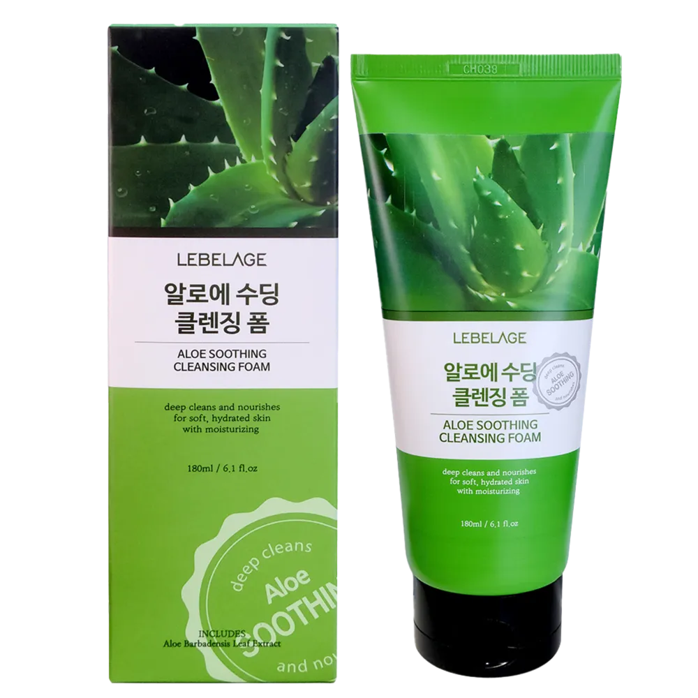 Lebelage Aloe Soothing Cleansing Foam 180ml