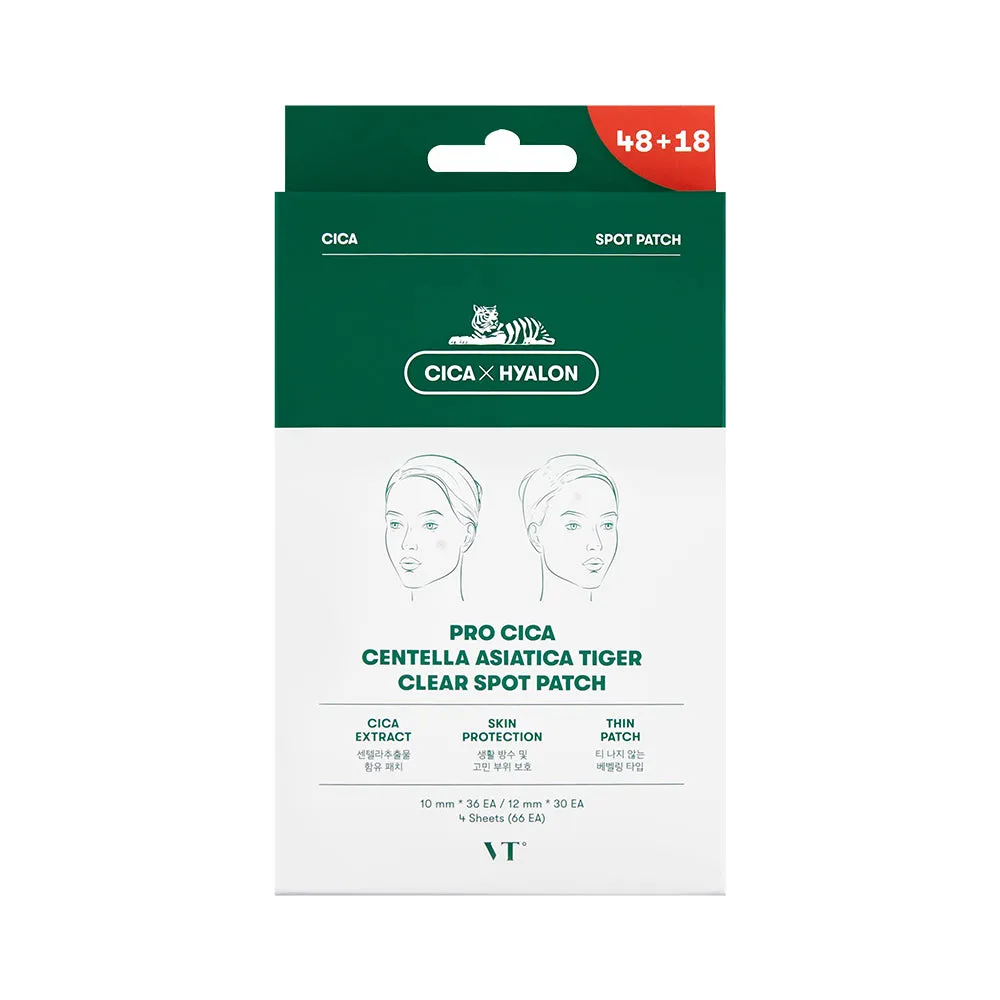 VT Cosmetics Pro Cica Centella Asiatica Tiger Clear Spot Patch (66 patches)