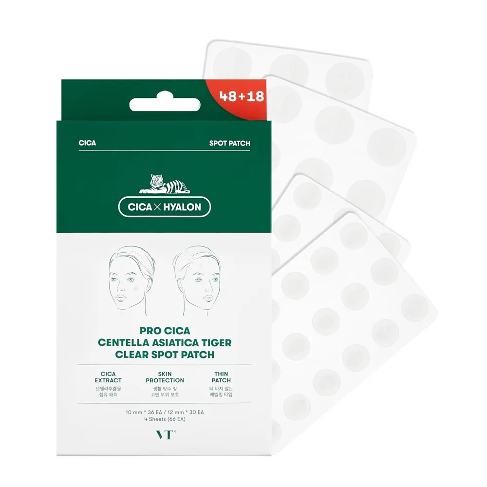 VT Cosmetics Pro Cica Centella Asiatica Tiger Clear Spot Patch (66 patches)