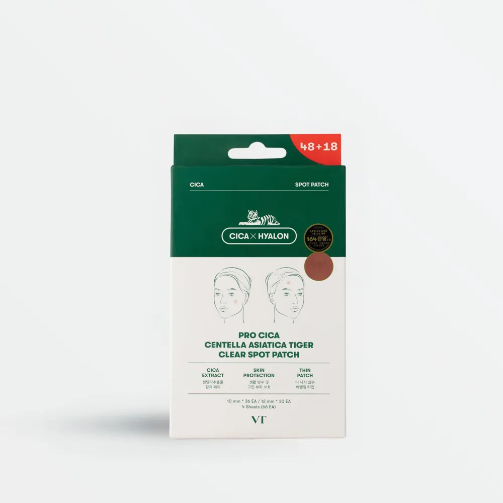 VT Cosmetics Pro Cica Centella Asiatica Tiger Clear Spot Patch (66 patches)