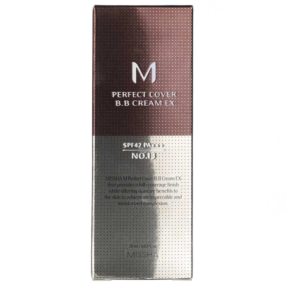 MISSHA M Perfect Cover BB Cream EX SPF42/PA+++ 20ml Nº 13 Bright Beige