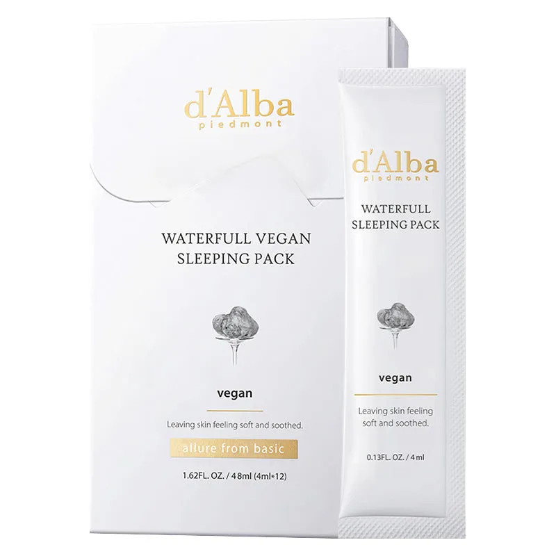 D'Alba Waterfull Vegan Sleeping Pack 48ml