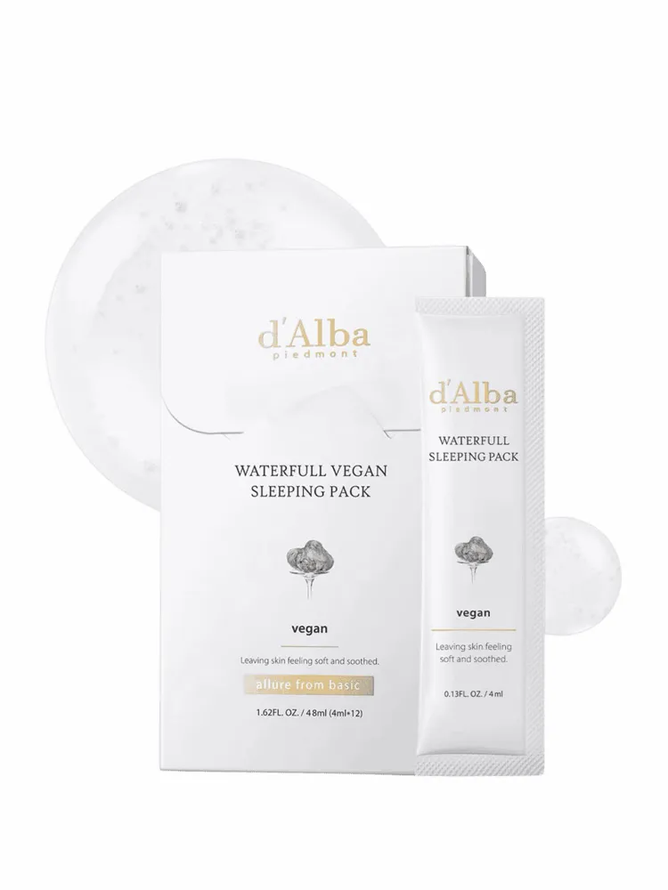 D'Alba Waterfull Vegan Sleeping Pack 48ml