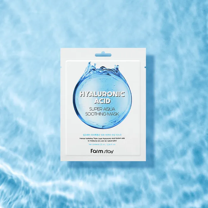 Farmstay Hyaluronic Acid Super Aqua Soothing Mask 25ml