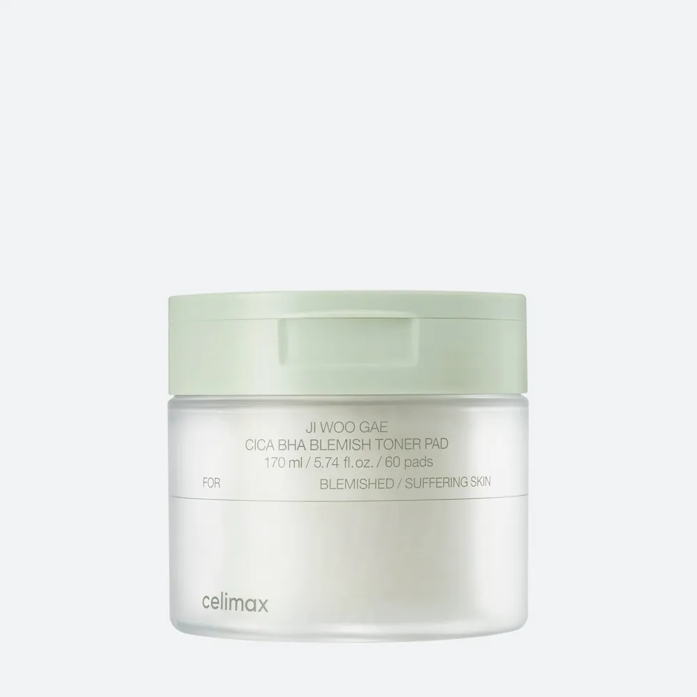 Celimax Ji Woo Gae Cica BHA Blemish Toner Pad 170ml