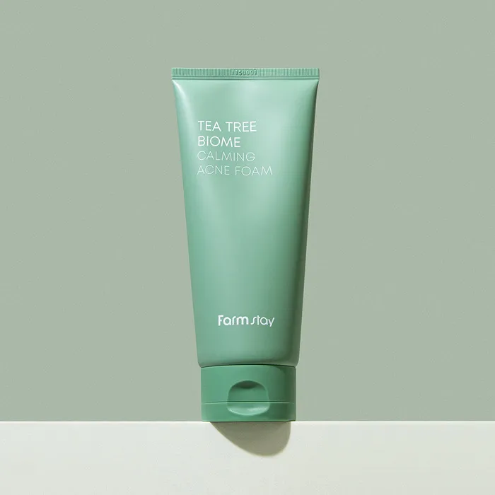 Farmstay Tea Tree Biome Calming Acne Foam 180ml
