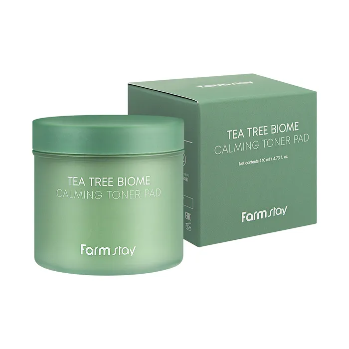 Farmstay Tea Tree Biome Calming Toner Pad 140ml