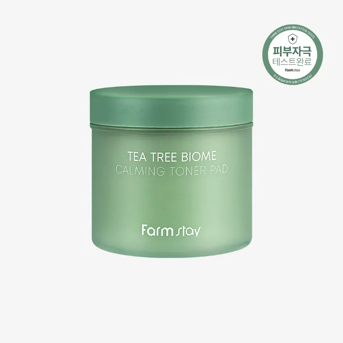 Farmstay Tea Tree Biome Calming Toner Pad 140ml