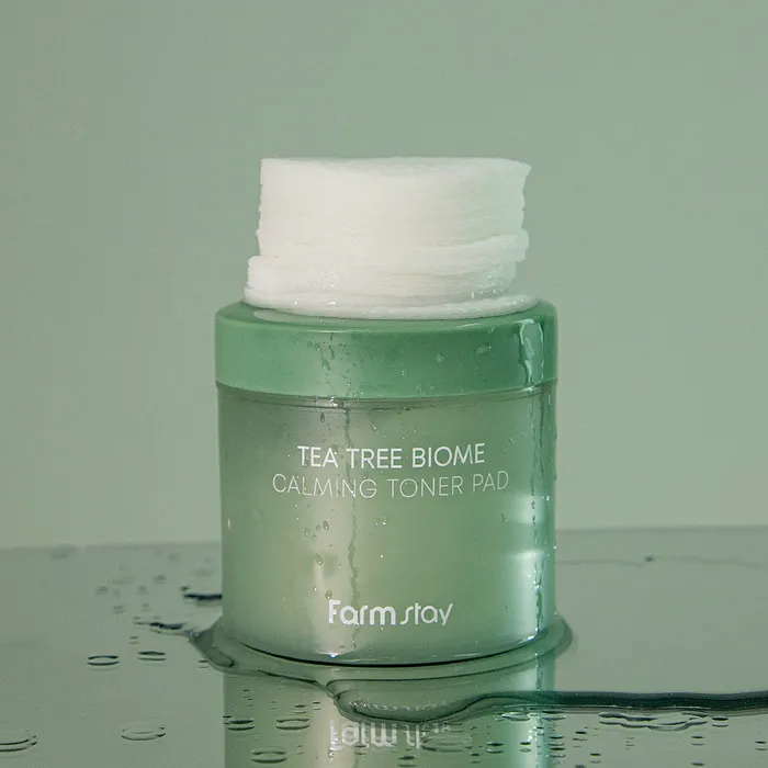 Farmstay Tea Tree Biome Calming Toner Pad 140ml