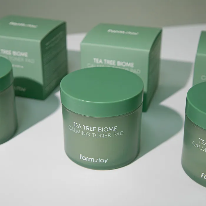Farmstay Tea Tree Biome Calming Toner Pad 140ml