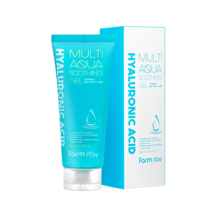 Farmstay Hyaluronic Acid Multi Aqua Soothing Gel 200ml