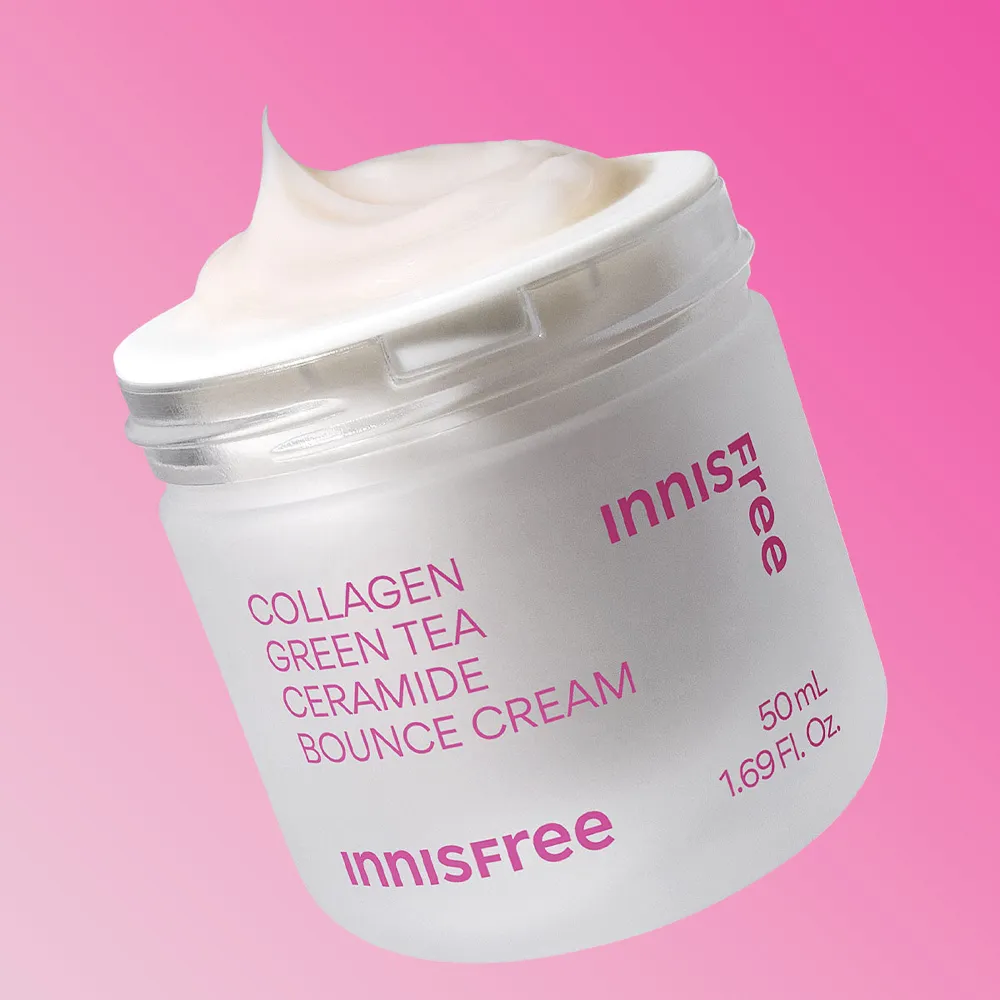 Innisfree Collagen Green Tea Ceramide Bounce Cream 50ml
