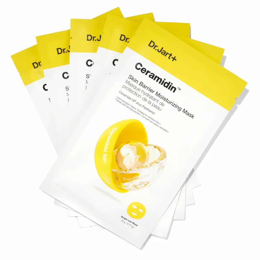 Dr. Jart Ceramidin Skin Barrier Moisturizing Mask 5 x 22g