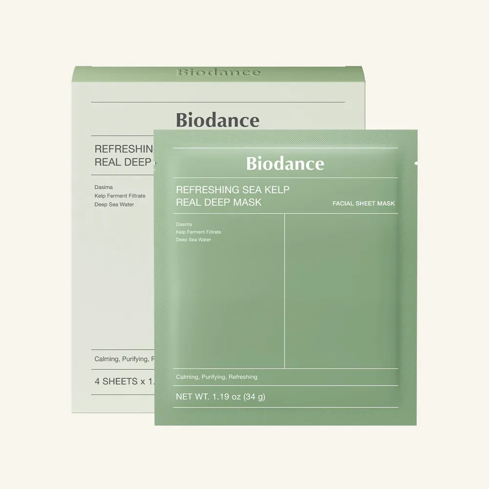 Biodance Refreshing Sea Kelp Real Deep Mask 4x34g