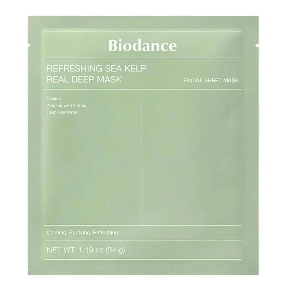 Biodance Refreshing Sea Kelp Real Deep Mask 4x34g