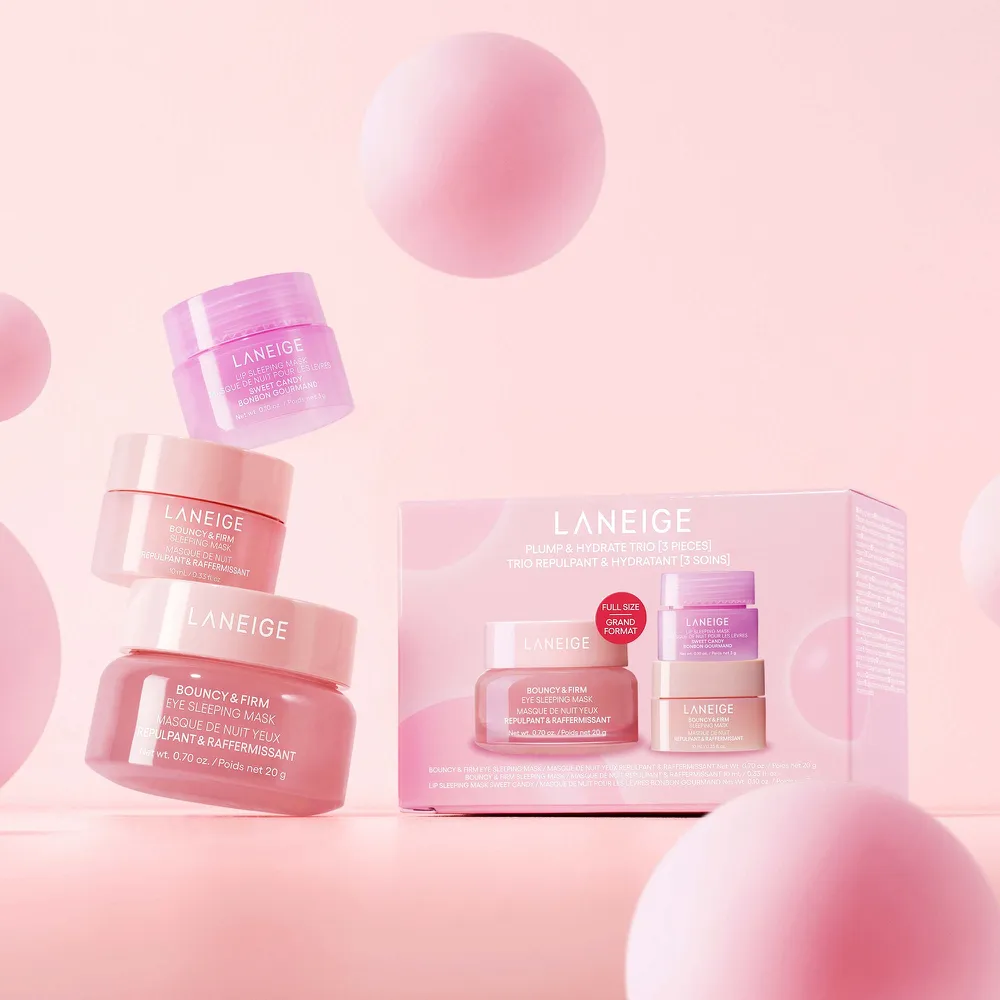 Laneige Plump & Hydrate Trio Set 20g + 10ml + 3g